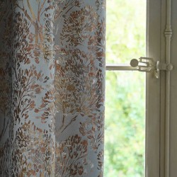 Tissu Ameublement Casal KODAMA Jacquard Floral Satiné