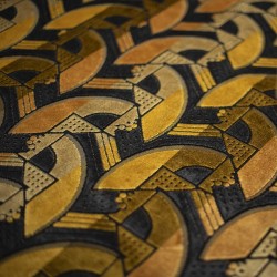 Tissu Ameublement Casal LEMPICKA JOUR Velours Jacquard Géométrique